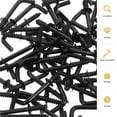 thumbnail image 5 of Pretyzoom 100pcs L Shaped Hooks For Hanging Black Screw In Hooks For Walls Decor, 5 of 6