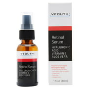 YEOUTH Retinol Serum 2.5% with Hyaluronic Acid, Aloe Vera, Vitamin E, 1 fl oz