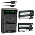 thumbnail image 1 of Kastar 2-Pack BP-915G Battery and LTD2 USB Charger Compatible with Canon C2, FV1, DM-MV1, DM-MV10, DM-MV20, E1, E2, E30, E65AS, EOS C100, C100 Mark II, EOS C300, C300 PL, EOS C500, C500 PL Camera, 1 of 6