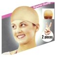 thumbnail image 1 of 2pcs Nylon Calvo Peluca Pelo Gorro Medias Snood Mesh Stretch Beige (Buy 2 get 1 free), 1 of 3