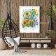 thumbnail image 5 of Cuadros Decorativos 11CT punto de cruz completo Animal flor estampado DIY pared arte manualidades hogar bordado Ehuebsd Nuevos Originales, 5 of 9