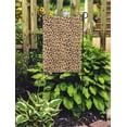 thumbnail image 2 of KDAGR Brown Pattern Leopard Cheetah Skin Jaguar Wild Garden Flag Decorative Flag House Banner 12x18 inch, 2 of 2