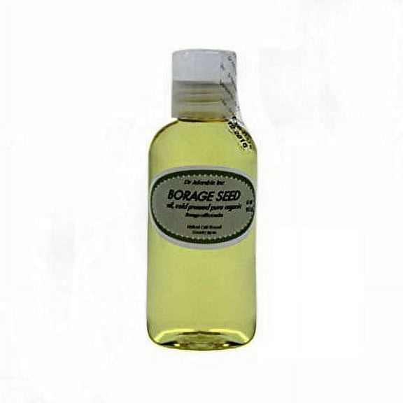 Dr. Adorable - 100% Pure Borage Seed Oil 20% GLA Organic Cold Pressed Natural Hair Skin Care Anti Aging - 4 oz