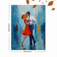 thumbnail image 3 of Romantic Couple Under Umbrella Canvas Print, Wall Art for Living Room Bedroom Dining Room Office Cafe Hotel, 3 of 8