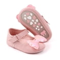 thumbnail image 4 of nvzhuang Baby Girls Cute Moccasinss Bow Decor PU Leather Flats Shoes Non-Slip Summer Princess Shoes, 4 of 6