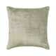 thumbnail image 1 of Fundas de almohada decorativas HomeCentric plateadas de 35 x 35 cm (14 x 14 pulgadas), de terciopelo de doble cara, de lino y con cremallera superior para sofá, diseño moderno de patrón liso -, 1 of 5
