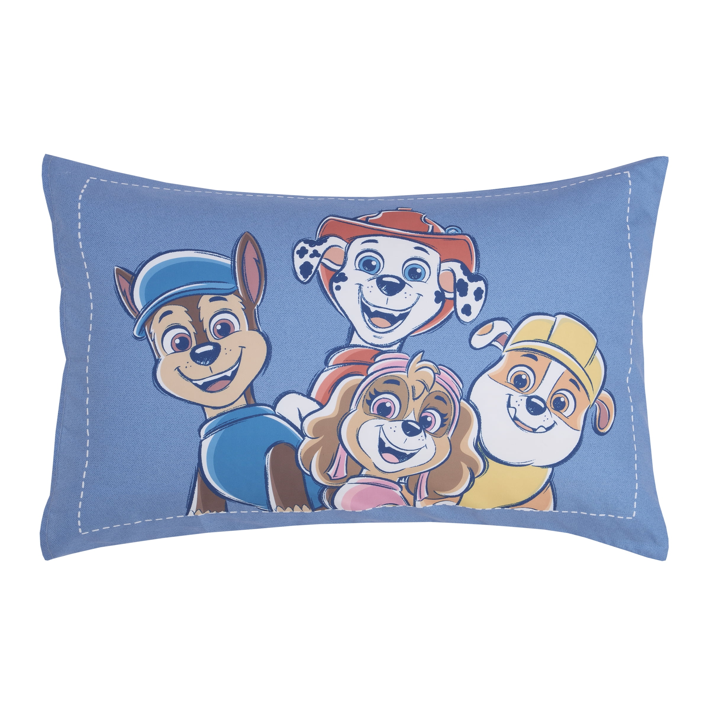 Paw Patrol 3-Piece Toddler Bedding Set, Pups at Play, Toddler Bed, Blue