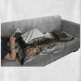 thumbnail image 6 of Modern Soft Flannel Fleece Throw Blanket, Abondoned Grunge Old Torn Interior 4 Side Brick Walls Cracks Rugged Rusty Photo, Cozy Plush for Indoor and Outdoor Use, 50" x 70", Grey Redwood, by Ambesonne, 6 of 6