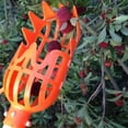 Kotyreds Garden Tool Fruit Picker Gardening Fruit Collection Picking Device (Orange)