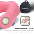 thumbnail image 4 of Almohada cervical de viaje napfun NAPFUN para avión con accesorios, 4 of 6
