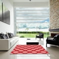 thumbnail image 7 of Ahgly Company Machine Washable Indoor Rectangle Transitional Red Area Rugs, 3' x 5', 7 of 7