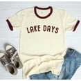 thumbnail image 3 of LAKE DAYS Graphic Ringer Tee, 3 of 4