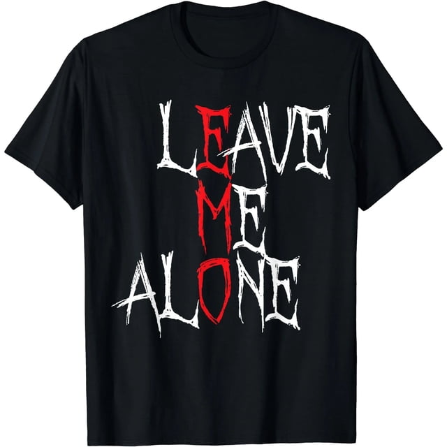 Déjame en Paz | Ropa Emo | Fan de Música Emocore | Playera Emo para Mujer