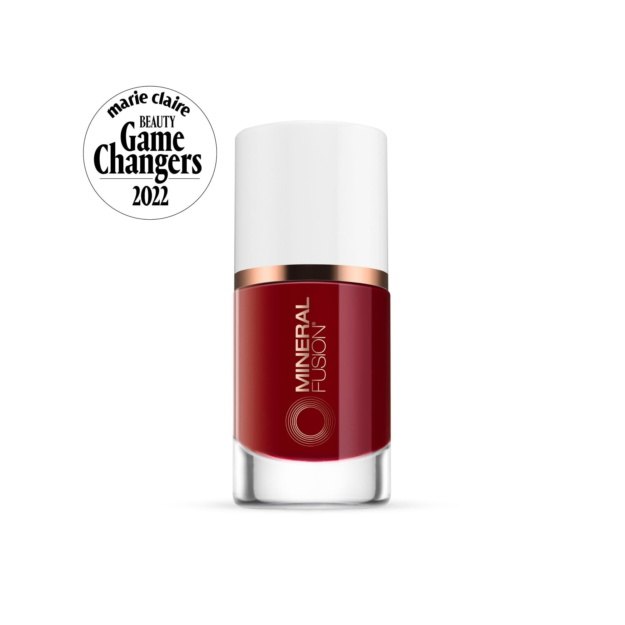 MINERAL FUSION Vegan Nail Polish, 'Head Over Heals' Red/Classic Red | Non-Toxic | Cruelty-Free