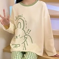 thumbnail image 4 of Christmas Pajamas for Women Set Cozy Pajama Sets Cartoon Casual Loungewear Sleepwear for Home Lounge Pjs Pajama’s for Women Set Green L, 4 of 9