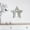 Silver E, variant on Acrylic Mirror Star Wall Decoration for Kids Room,1PC,Silver