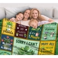 thumbnail image 4 of Plant Blanket Gardening Gifts for Women Men Gardeners Plants Lover Soft Plants Throw Blanket Presents Birthday Christmas 50"x40", 4 of 7