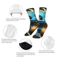 thumbnail image 3 of Naloa Adorable Blue Baby Dragon Kids Socks Unisex Kids and Toddlers' Crew Socks, ,1 Pairs, 3 of 5
