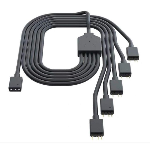 Cable divisor ARGB Cooler Master 1 a 5 V 50 cm Toptekits