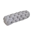 thumbnail image 2 of Hyknon Chunky Knit Knot Pillow, Long Handmade Strip Braided Cylindrical Throw Pillow, Soft Cozy Plush Lumbar Cushion Pillow, Nordic Decorative Bolster Cushion for Sofa Bedroom Home Decor 19.3"×5.5", 2 of 7
