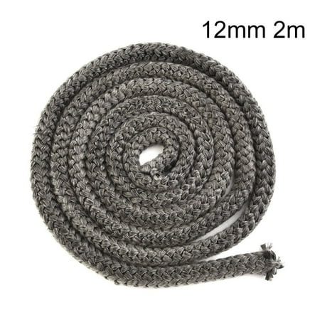 

RAINB Black Stove/Fire Rope Wood Burning Stove 10/12Mm 2M Length Log Burner Door Seal