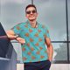 thumbnail image 4 of Balery Funny Chicken Camisa Polo de Hombre con Estampado, de Manga Corta y Tejido Medio, Camisa Tipo Golf Polo-Medium, 4 of 6