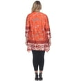 thumbnail image 6 of White Mark Women's Plus Size Victorian Print Tunic Top with Pockets, 6 of 6
