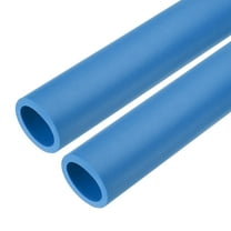2pcs Pipe Insulation Foam Tube Lagging Insulation 28mm ID 38mm(1 1/2") OD 24" Heat Preservation Blue