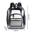 thumbnail image 3 of Gkeoshab Office&Craft&Stationery PVC Backpack PVC Large Backpack Transparent Backpack PVC Transparent Backpack Home & Garden, 3 of 5