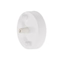 thumbnail image 5 of Uxcell 80mm Ceiling Pendant Light Canopy Plate Kit White with White Cord Grip, 5 of 5