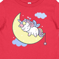 thumbnail image 4 of Inktastic Unicorn Moon Girls Baby T-Shirt, 4 of 5
