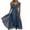 Navy, variant on Womens Wedding Guest Dresses Plus Size Sexy Solid Short Sleeve V-Neck Lace Chiffon Mesh Waist Party Dresses