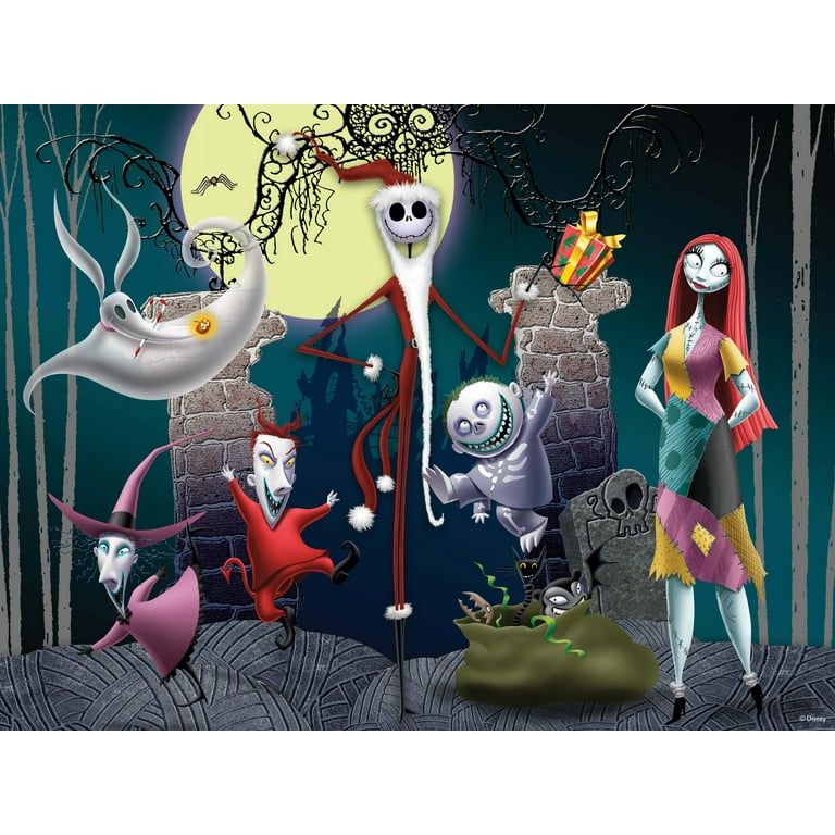 The Nightmare Before Christmas 300-Piece Puzzle - Graveyard
