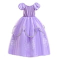 thumbnail image 4 of Vestido de disfraz REXREII para niñas Rapunzel Princess Sofia 4-5T, 4 of 7