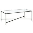 thumbnail image 4 of Henn&Hart Black Bronze Coffee Table with Glass Top, 4 of 5
