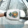 thumbnail image 6 of Microfiber Car Wash Gloves With Chenille & Polyester Terry Scratch-Free Cleaning Elastic Cuffs Simple Color Blocks, 6 of 8
