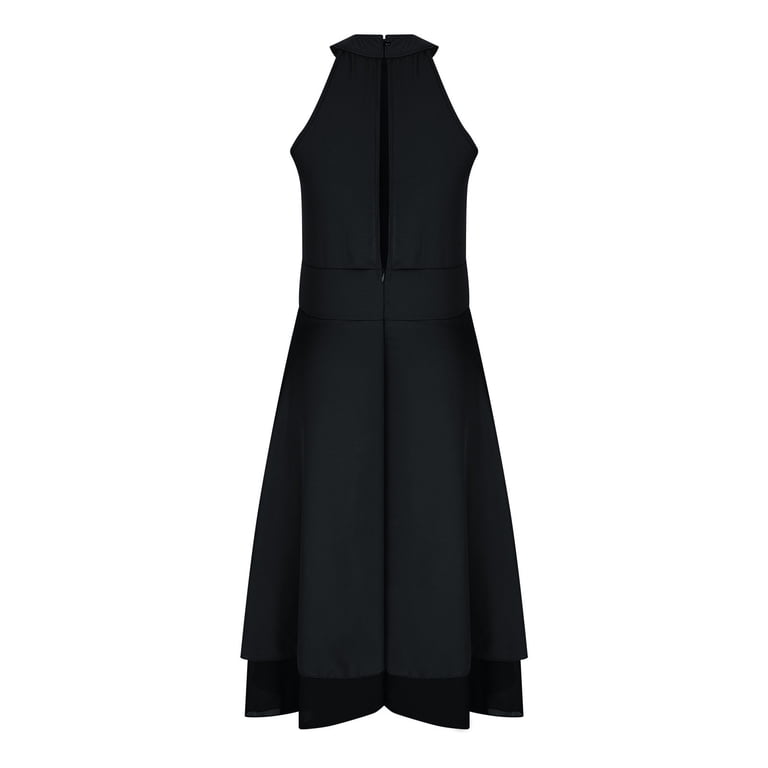 sexy evening dresses Shim BLUE Dress Size:50 Unhemmed Jungle 2024 Women's Christmas Dresses: Festive Sleeveless1