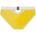 thumbnail image 3 of TANBOM Men's Backless Briefs Bamboo Viscose Underwear Orange S 1-Pack, 3 of 6