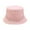 Pink, variant on ZHENHONG Bucket Hats for Women Printed Pattern Tie Dye Double Basin Hat Outdoor Sun Hat Casual Solid Color Headwear Black