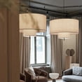 thumbnail image 2 of Arturesthome Wabi-sabi Style Nordic Fabric Chandelier Living Room Decorative Lamp, 2 of 9