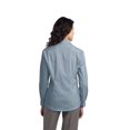 thumbnail image 2 of Port Authority Adult Female Self Fabric Lining Long Sleeves Shirt Moonlt Blue/Wh 4X-Large, 2 of 6