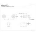 thumbnail image 2 of Kingston Brass Americana Two Handle Tub Faucet, 2 of 2