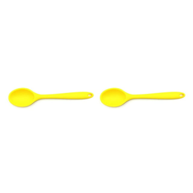 Wosthever Cuchara de silicona Cocina Cocina Beber profesional Hogar Vajilla Resistente al calor Cuchara de sopa flexible Suministros Rojo Type3 NO3 Wosthever CBP387301