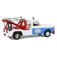 thumbnail image 3 of 1969 Chevrolet C-30 Dually Wrecker Tow Truck White and Blue "Hazzard County Garage" "Hobby Exclusive" 1/64 Diecast Model Car by Greenlight, 3 of 5