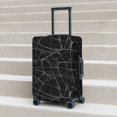 thumbnail image 5 of realistic black spiderweb cool Luggage Cover Anti Scratch, Elastic Suitcase Protector Suitcase Covers for Luggage Fits 18-32 Inch Luggage, 5 of 5