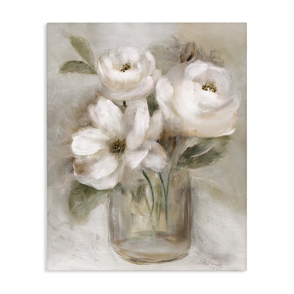 Stupell Industries Traditional Soft Brushstroke Roses Canvas Art, 16 x 20, by Nan