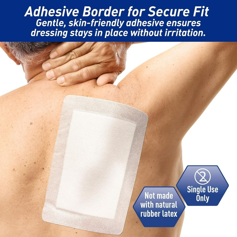 6 Inch Square Gauze Island Dressings Dealmed Sterile Island Wound Dressing 6x6 25 Count Adhesive Gauze Pads With Non-Stick Center, Latex-Free First Aid Bandages 6 Inch Square Gauze Island Dressings Dealmed Sterile Island Wound Dressing 6x6 25 Count Adhesive Gauze Pads With Non-Stick Center, Latex-Free First Aid Bandages