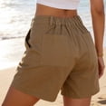 thumbnail image 5 of Admvng Women's Summer Casual Shorts Breathable Soft Hiking Shorts with Pockets, 5 of 9