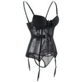 thumbnail image 4 of Mujeres Floral Overbust Corset Bustier Lencería Top Gothic Shapewear Ropa interior sexy Fridja nalpqowj30544, 4 of 4