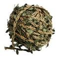 thumbnail image 2 of 20m Hiedra Artificial Hoja Plantas Vid Follaje Falso Flores Decoración para hogar Flor Ratán Pared Libro Vid Follaje Falso café Colco Rattan artificial, 2 of 7